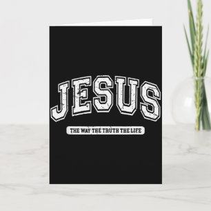 Carte Jésus Vintage Le Chemin La Vérité La Vie Design