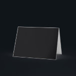 Carte Jet noir couleur solide<br><div class="desc">Jet noir couleur solide</div>