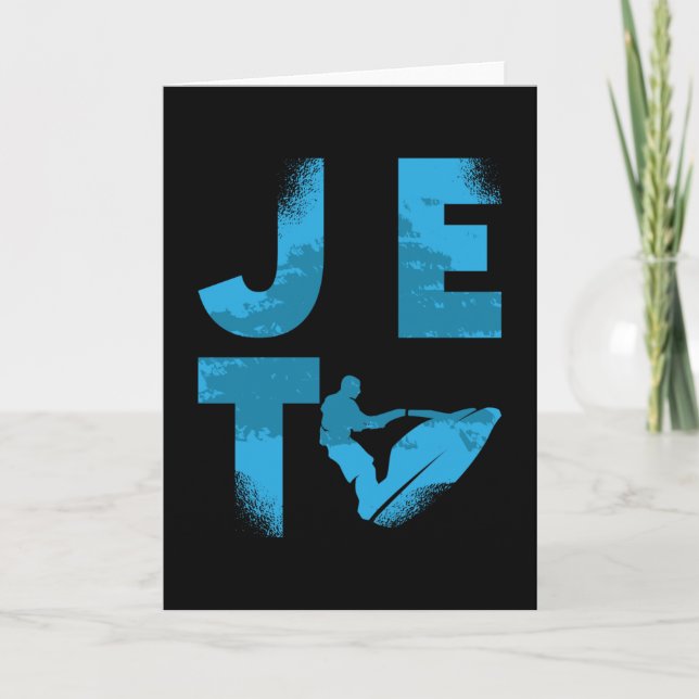 Carte Jet Ski Rider Sports nautiques Jet Ski Jetski (Devant)