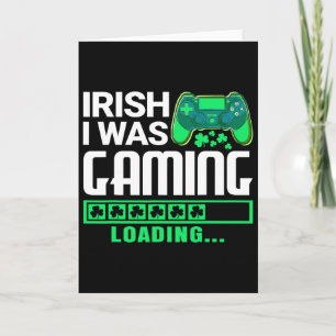 Carte J'étais irlandais en jouant drôle St Patricks Day