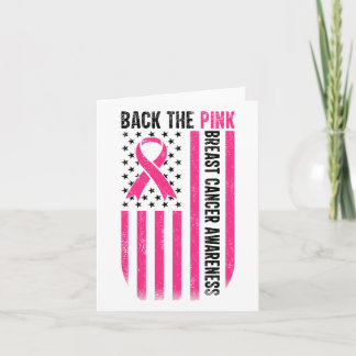 Carte Jetez Un Drapeau De Sensibilisation Au Cancer Du S