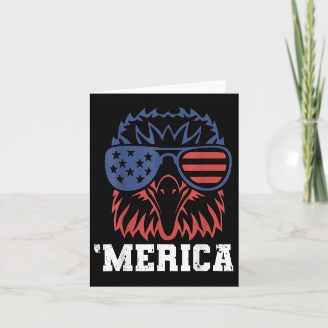 Carte Jets du drapeau américain de la Merica Byld Eagle  (Devant)