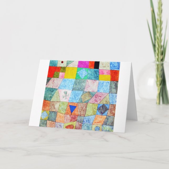 Carte Jeu convivial, Paul Klee (Devant)