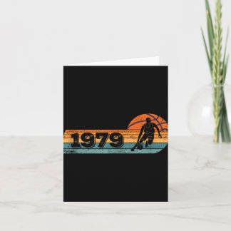 Carte Jeu de basket-ball Vintage Né en 1979 Anniversaire