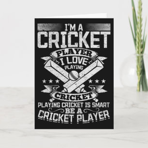 Carte Jeu de cricket - Jouer au cricket est intelligent