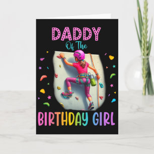 Carte Jeu de grimpe en salle pour fête d'anniversaire de
