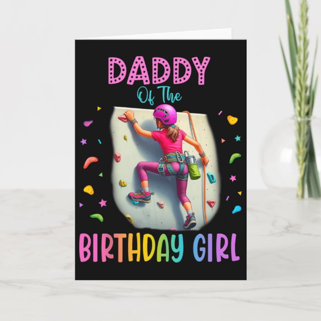 Carte Jeu de grimpe en salle pour fête d'anniversaire de (Devant)