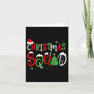 Carte Jeu de Noël 2024 Funny Xmas Tree Family Matchi