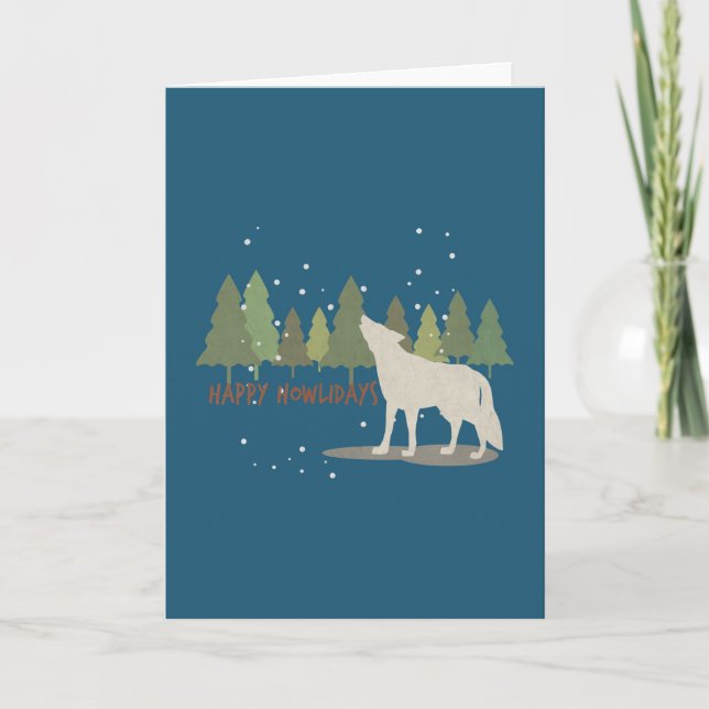 Carte Jeu de Noël : Joyeux Howlidays (Devant)