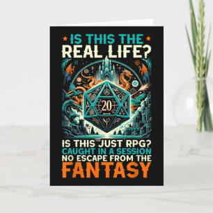 Carte Jeu de rôle Rpg Master D20 Tabletop Drôle Rp