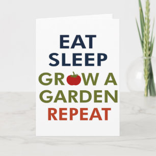 Carte Jeu drôle Manger Dormir Faire Grandir Un Jardin Ré