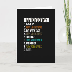 Carte Jeu Gamer Console drôle de devis idée cadeau