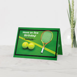 Carte 🎾 Jeu-Set-Anniversaire : Une Célébration De L'As