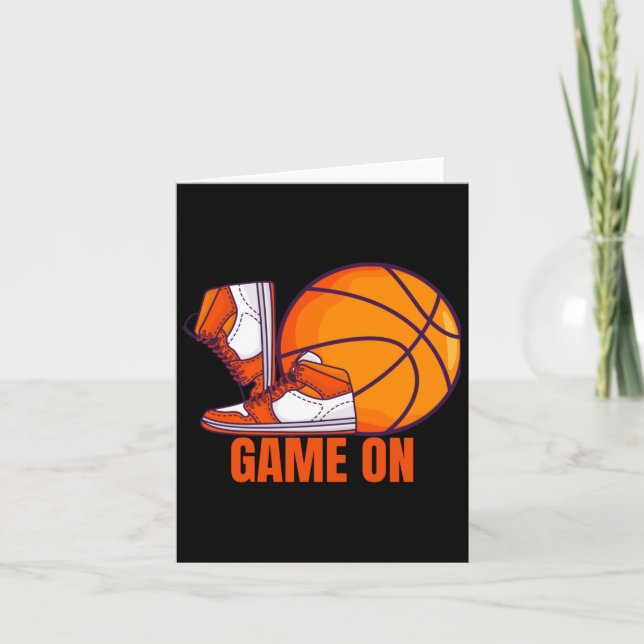 Carte Jeu Sur Le Joueur De Basket Baskets (Devant)