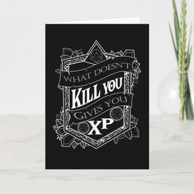 Carte Jeu Tabletop vous donne XP Dice (Devant)