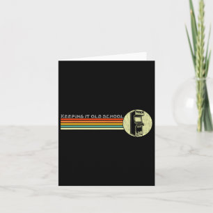 Carte Jeu vidéo 80 Vintage Rétro Arcade École Ancienne 