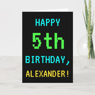 Carte Jeu vidéo amusant Vintage/rétro Retro Regardez 5e 