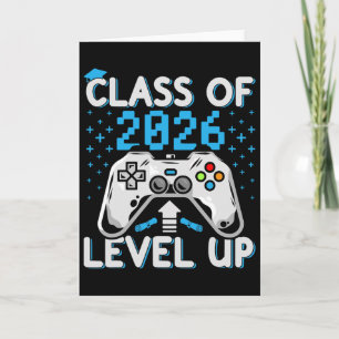 Carte Jeu vidéo de fin d'études 2026 Cl de 2026 Joueur