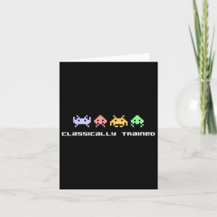 Carte Jeu vidéo envahisseurs extraterrestres formés clic