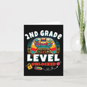 Carte Jeu vidéo Grade Level débloqué Retour à l'école je