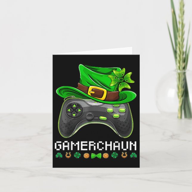 Carte Jeu vidéo Leprechaun Jour de la Saint Patrick Game (Devant)