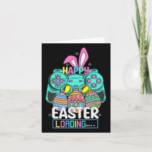 Carte Jeu Vidéo Pâques Bunny Gaming Contrôleur Gamer Bo