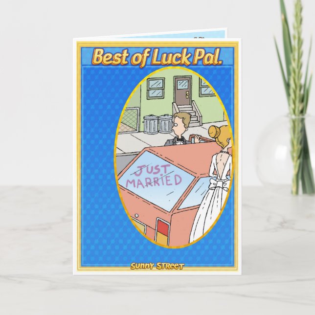 Carte Jeune-marié de félicitations ! (Devant)