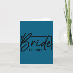 Carte Jeune mariée est 2026 couple marié mariage lune de