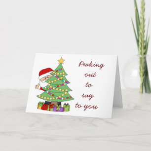 CARTE JEUNE NOËL/HEUREUSE NOUVELLE ANNÉE