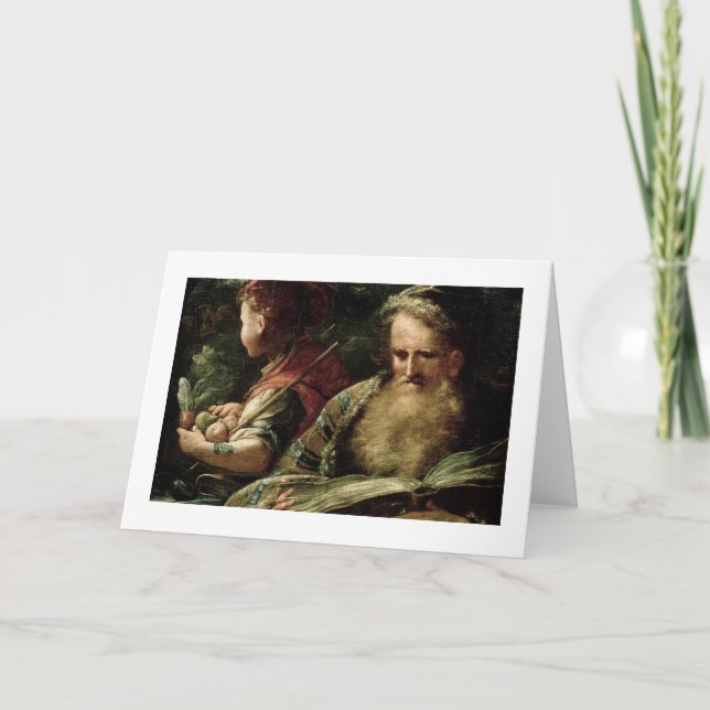 Carte Jeunes et âge (huile sur panneau) (Devant)