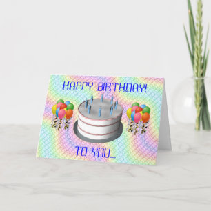 CARTE JEUX ANNIVERSAIRE !