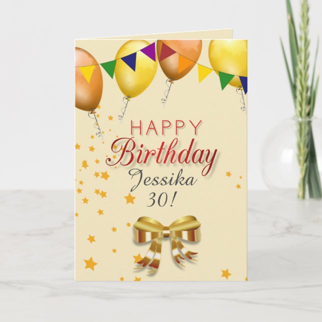 Carte JEUX anniversaire (Devant)