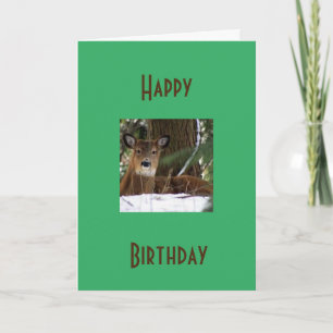 CARTE JEUX ANNIVERSAIRE À MA CHASSE "FAVORITE"*