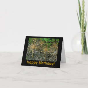 CARTE "JEUX ANNIVERSAIRE/FLORALE/PHOTOG