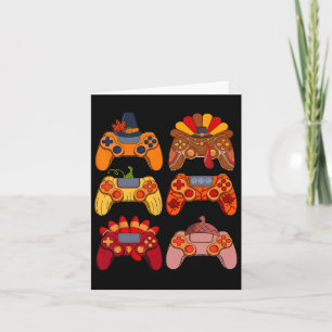 Carte Jeux d'automne Jeu vidéo Turquie Thanksgiving Jour