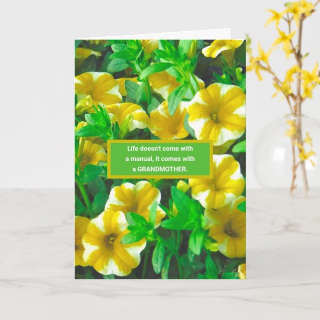 CARTE JEUX JOUR DE LA MÈRE/FILLE ADULTE À LA MÈRE (Fleur jaune)