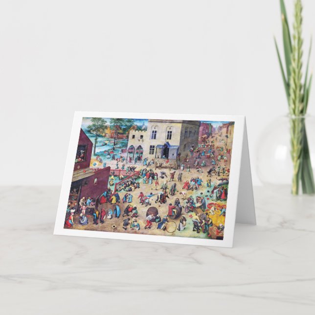 Carte Jeux pour enfants, Pieter Bruegel (Devant)