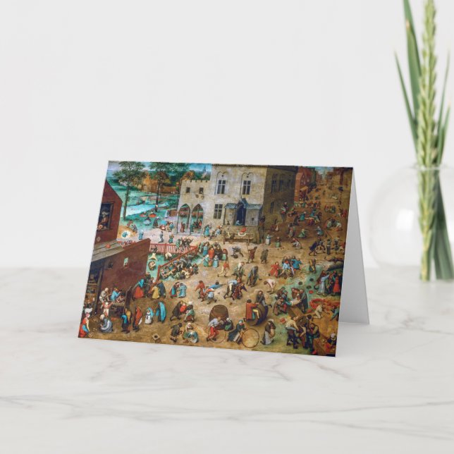 Carte Jeux pour enfants | Pieter Bruegel l'Ancien | (Devant)