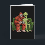 Carte Jeux vidéo de jeux vidéo Bigfoot Alien Sasquatch U<br><div class="desc">Jeux vidéo de jeux vidéo Bigfoot Alien Sasquatch Ufo Men garçons enfants</div>