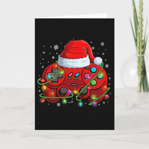 Carte Jeux vidéo de Noël pour joueurs Casquette de Père 