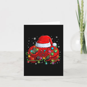 Carte Jeux vidéo de Noël pour joueurs Casquette de Père