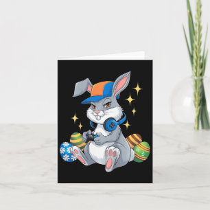 Carte Jeux vidéo de Pâques pour enfants Jour heureux Lap