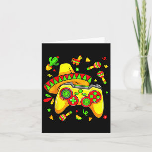 Carte Jeux Vidéo Drôle Cinco De Mayo Gamer Boys Kids Le