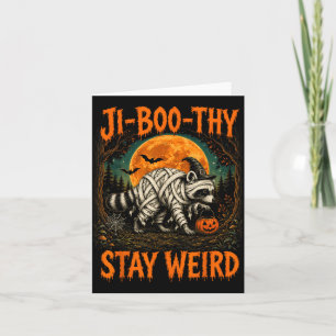 Carte Ji-Boo-Thy Drôle Jimothy Raton Sorcière Halloween