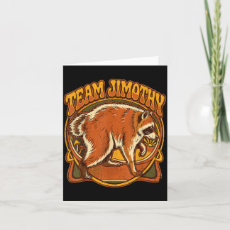 Carte Jimothy Raton Laveur Drôle Équipe Jimothy