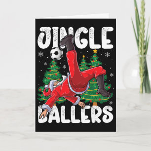 Carte Jingle Llers Santa Footll Noël Plaid _