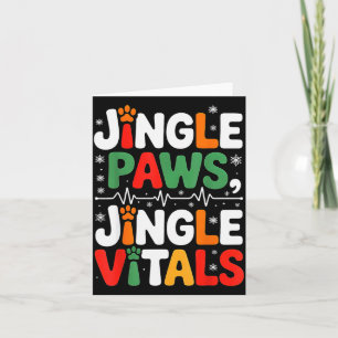 Carte Jingle Paws Jingle Vitals Dr Vétérinaire Mignonne