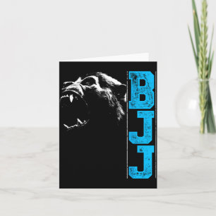 Carte Jiu Jitsu Brésilien BJJ Jiu Jitsu Guerilla Gorille