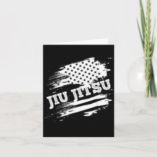 Carte Jiu Jitsu Brésilien Drapeau Américain USA Srts Mar