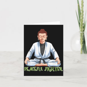Carte Jiu Jitsu Brésilien et Bouddha BJJ